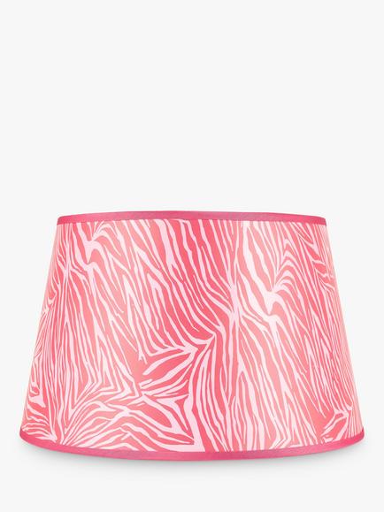 John Lewis + Matthew Williamson Zebra Lampshade - view 2, Pink