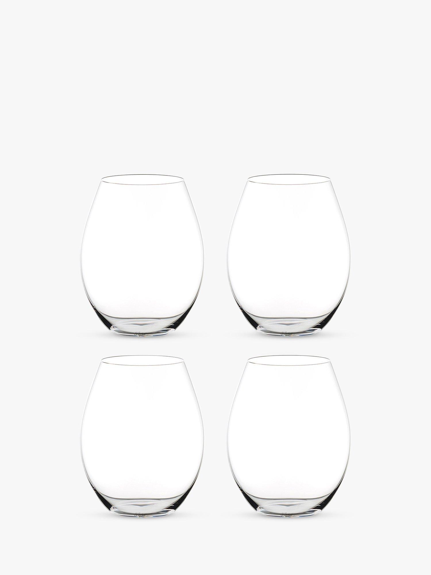 RIEDEL Wine Friendly Glass Tumbler, 570ml, Set of 4, Clear