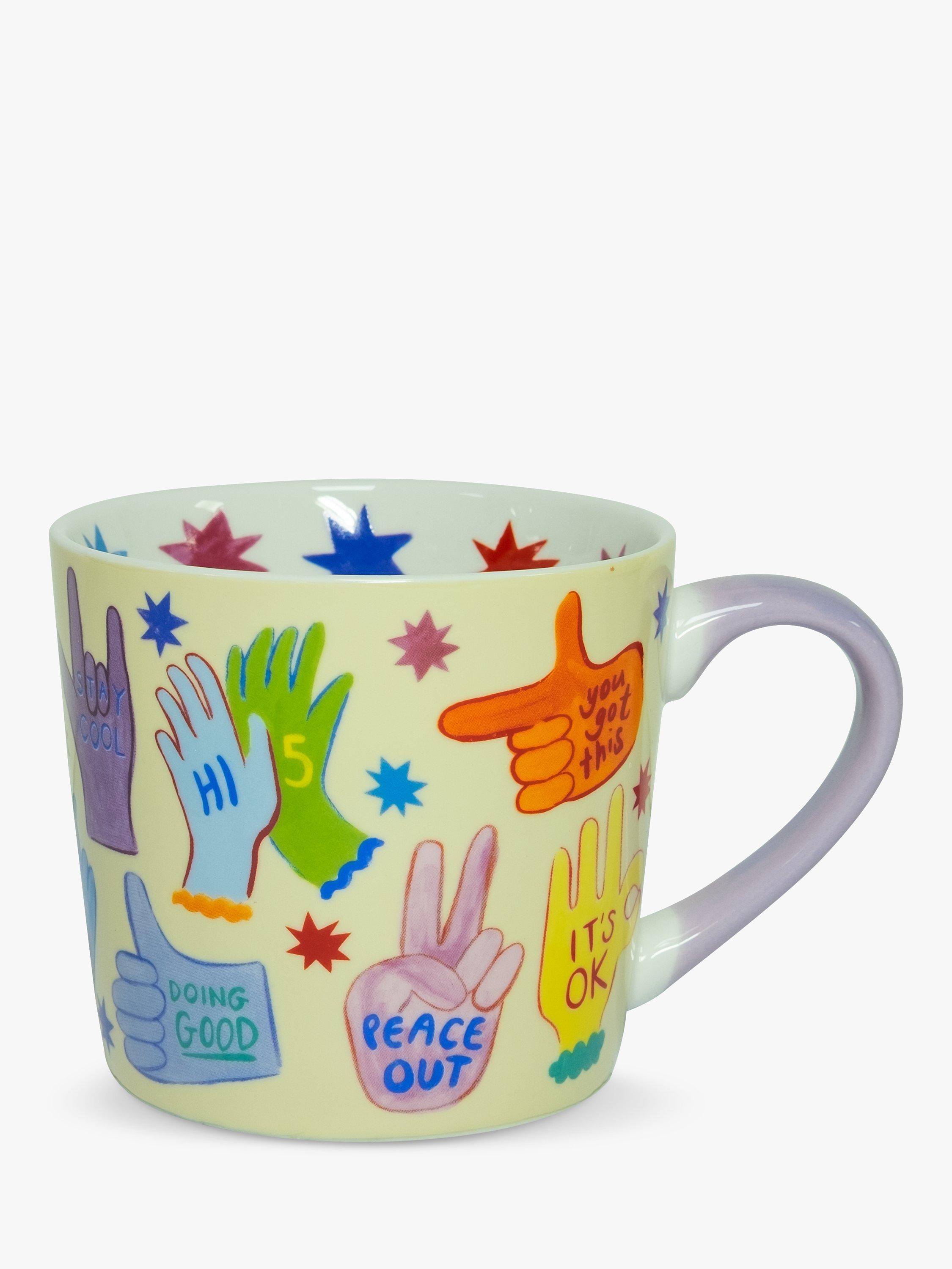 Eleanor Bowmer Hands Mug, 300ml, Multi