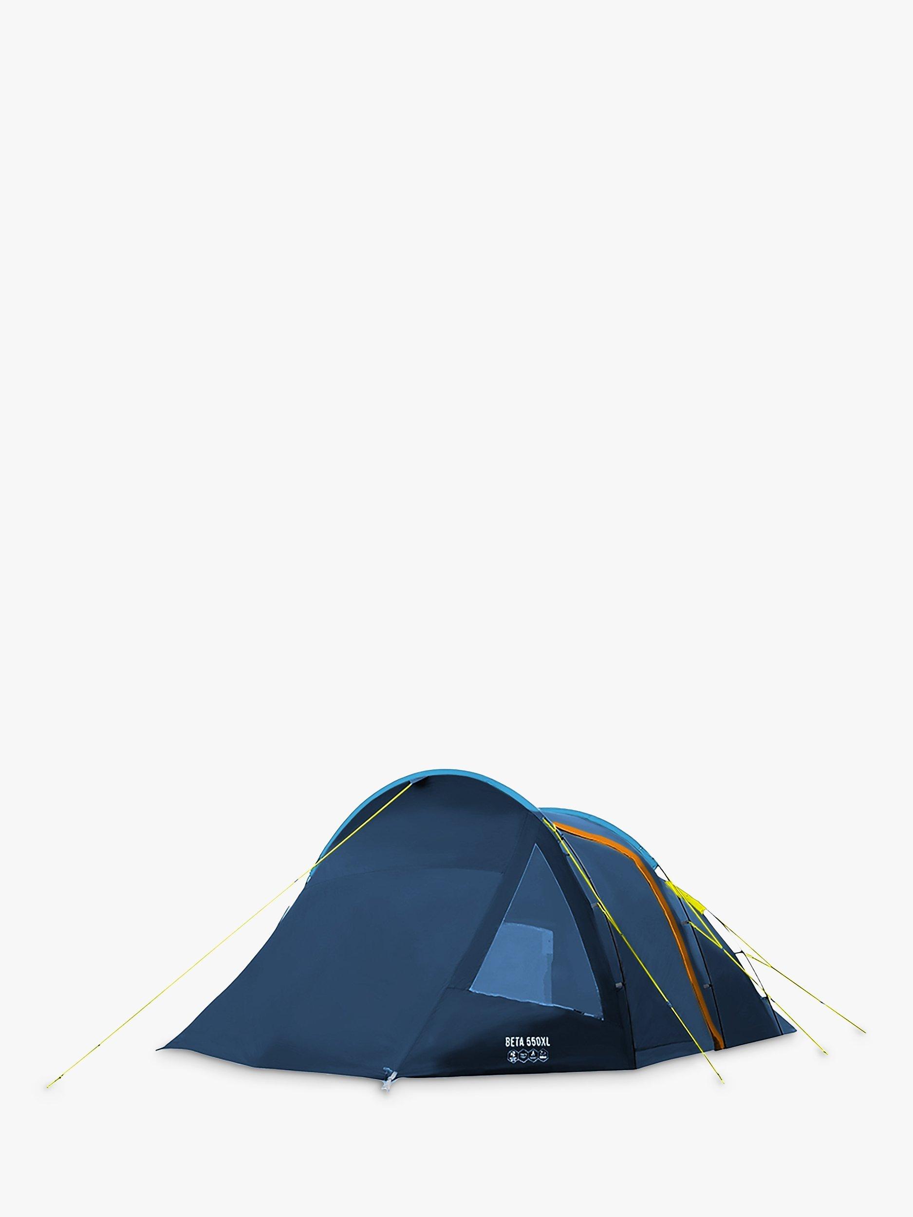 Vango Beta 550XL 5-Man Pole Tent, Blue