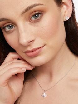 Jools by Jenny Brown North Star Pendant Necklace, Silver - view 2, Silver