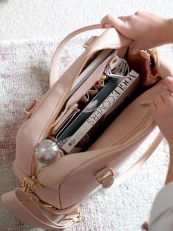 Stackers Laptop Handbag - view 2, Blush Pink