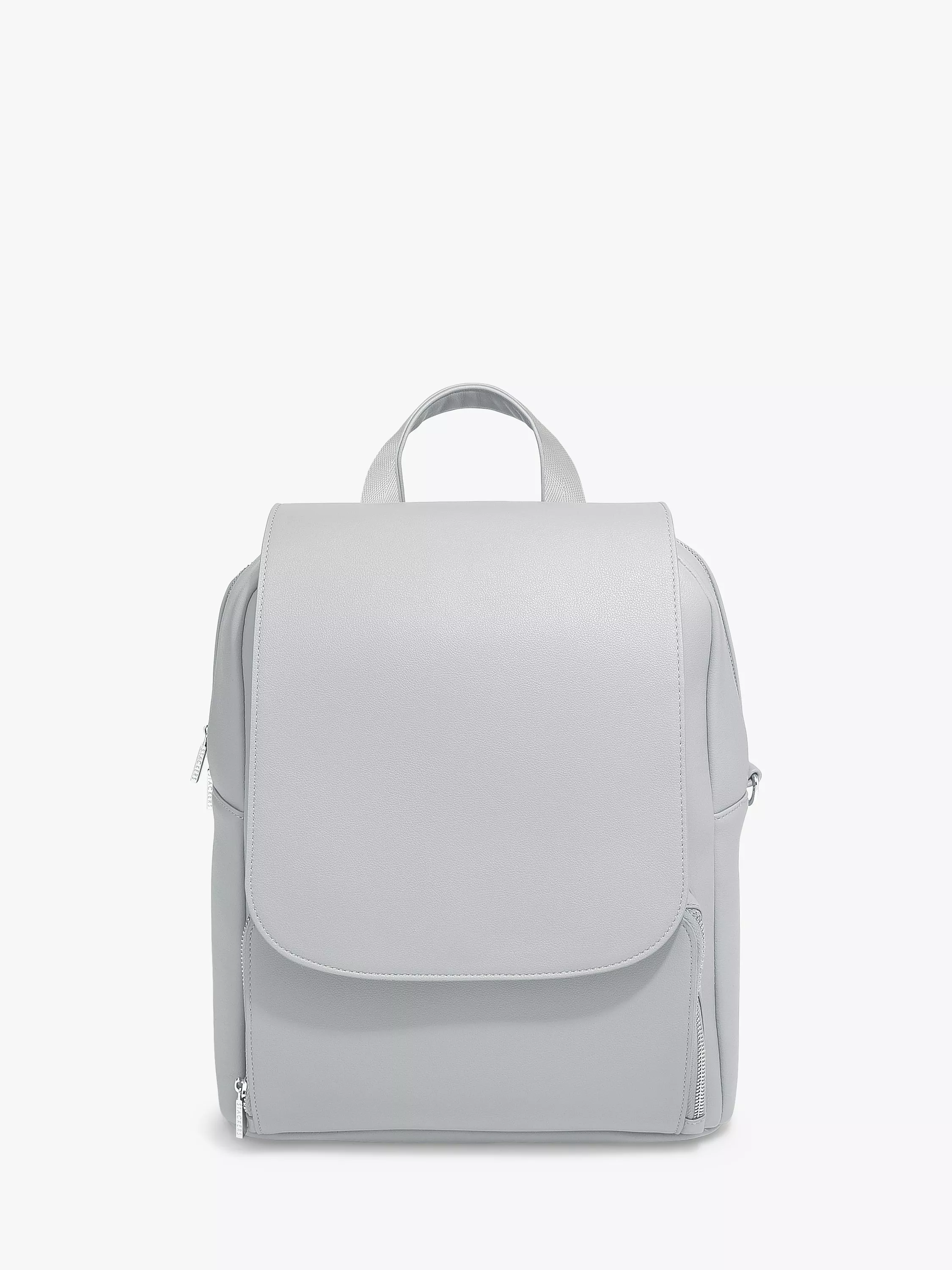 Stackers Plain Laptop Backpack Grey