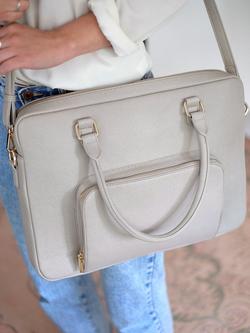 Stackers Multi Wear Laptop Handbag - view 2, Taupe