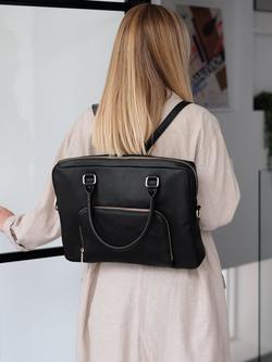 Stackers Multi Wear Laptop Handbag - view 2, Black