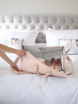 Stackers Weekend Garment Travel Holdall - view 2, Blush Pink