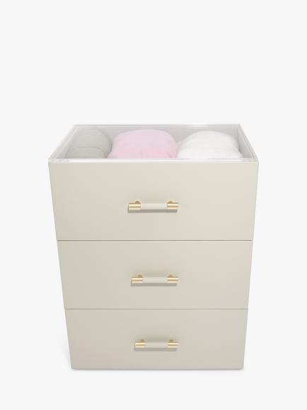 Stackers Storage Box Drawers, Set of 3, Oatmeal