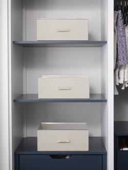 Stackers Storage Box Drawers, Set of 3 - view 2, Oatmeal