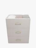 Stackers Plain Storage Box Drawers, Set of 3, Taupe