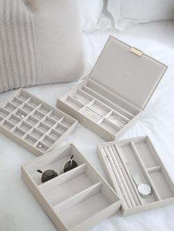 Stackers Classic Set 4 Layer Jewellery Box - view 2, Oatmeal