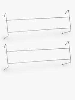 John Lewis Radiator Airer, Set of 2, Steel, Grey