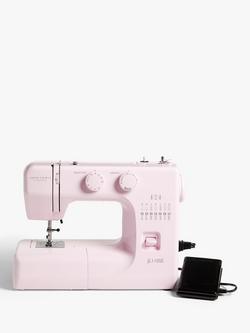 John Lewis JL110 Sewing Machine, Soft Pink - view 2, Pink Light