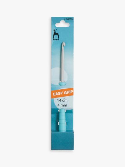 Pony Easy Grip Crochet Hook, 4mm, Blue
