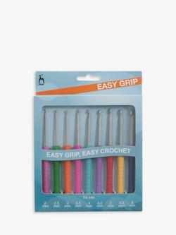 Pony Easy Grip Crochet Hook Set, Pack of 9, Multi