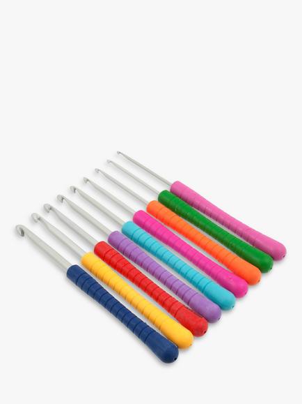Pony Easy Grip Crochet Hook Set, Pack of 9 - view 2, Multi