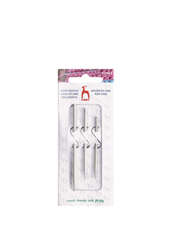 Pony Aluminium Wool Needles, Set of 3, 