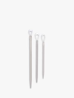 Pony Aluminium Wool Needles, Set of 3 - view 2, 