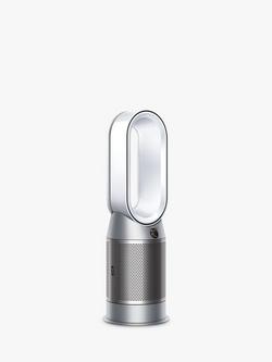 Dyson Fan Purify Hot + Cool™ Auto React Air Purifier Heater, White/Nickel - view 2, White/Nickel