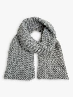 Wool Couture Lucy and Laurence Scarf Beginners Knitting Kit - view 2, Grey