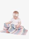 Wool Couture Striped Baby Blanket Knitting Kit