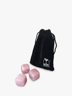 Bar Originale Pink Quartz Drink Chilling Stones, Pack of 6 - view 2, Pink