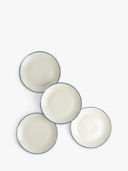 Royal Doulton Gordon Ramsay Maze Denim Line Stoneware Dinner Plate, 28cm, Blue/White - view 2, Blue/White