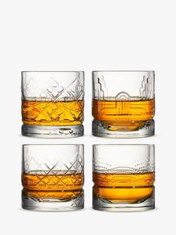 La Rochère Dandy Glass Whisky Tumblers, Set of 4, 300ml, Clear - view 2, Clear