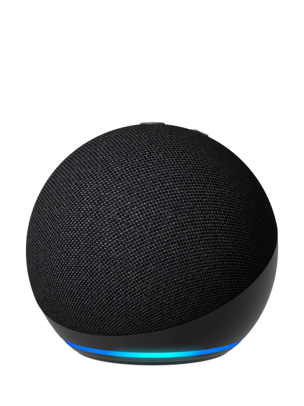 Amazon Echo Dot Smart Speaker with Alexa+ Early Access Voice Recognition & Control, 5th Generation (2022), Charcoal