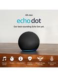 Amazon Echo Dot Smart Speaker with Alexa Voice Recognition & Control, 5th Generation (2022)