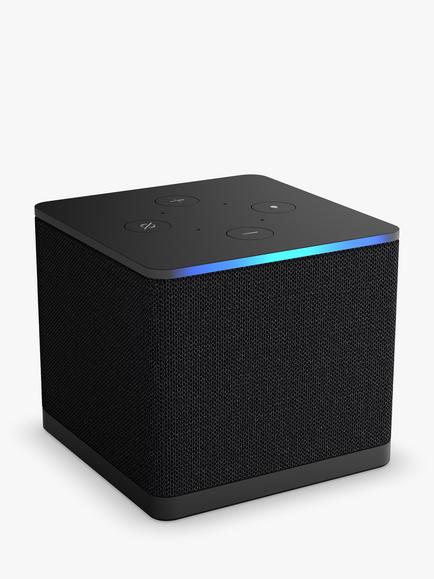 Amazon Fire TV Cube (2022) 4K Ultra HD Streaming Device with Alexa Voice Remote & TV Guide with Live TV, Black