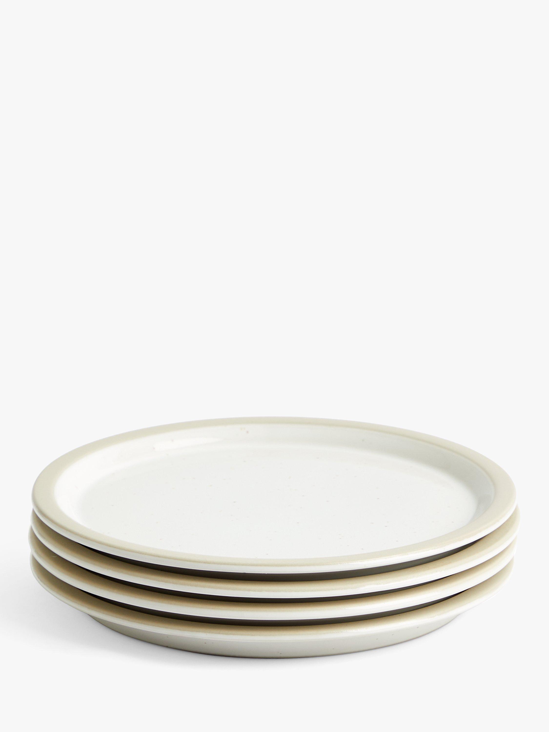 Royal Doulton Urban Dining Stoneware Side Plate, 16.5cm, Set of 4, White