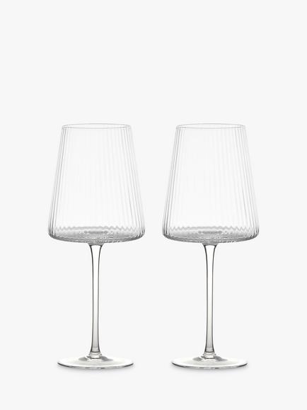Anton Studio Designs Empire Wine Glass, Set of 2, 450ml, Clear