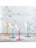 Anton Studio Designs Gala Martini Cocktail Glasses, Set of 4, 250ml, Assorted