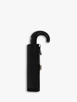 totes Auto Open & Close Crook Umbrella, Black, Black