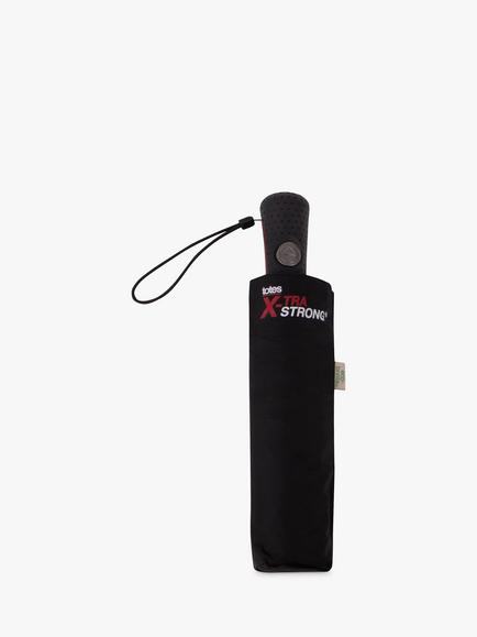 totes X-tra Strong Auto Open & Close Umbrella, Black, Black