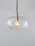 Nkuku Otoro Glass Round Pendant Light, Small