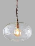 nkuku Otoro Glass Round Pendant Light, Small
