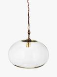 Nkuku Otoro Round Glass Pendant Light, Large