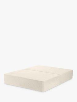 John Lewis Pocket Sprung Divan Base, Double, Brushed Tweed Beige