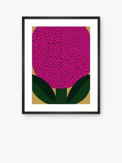 John Lewis Eija Vehvilainen 'November Flower' Framed Print, 80 x 60cm, Pink/Multi, Pink/Multi