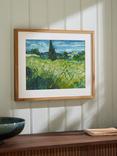 John Lewis Vincent Van Gogh 'Green Wheat-field with Cypress' Framed Print, 40 x 50cm