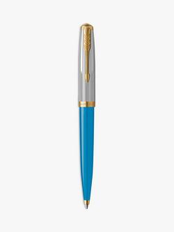 PARKER 51 Ballpoint Pen, Turquoise, Turquoise