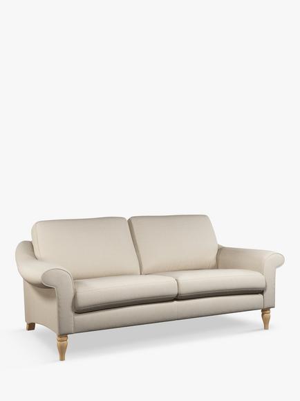John Lewis Camber Large 3 Seater Sofa, Light Leg, Matilda Natural