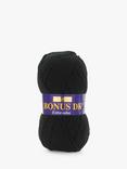 Hayfield Bonus DK Knitting Yarn, 100g, Black