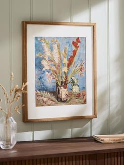 John Lewis Vincent Van Gogh 'Vase with Gladioli and Chinese Asters' Framed Print, 50 x 40cm - view 2, Multi