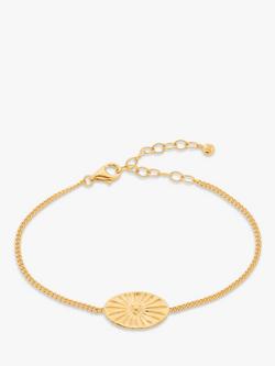 Monica Vinader Talisman Heart Chain Bracelet, Gold, Gold