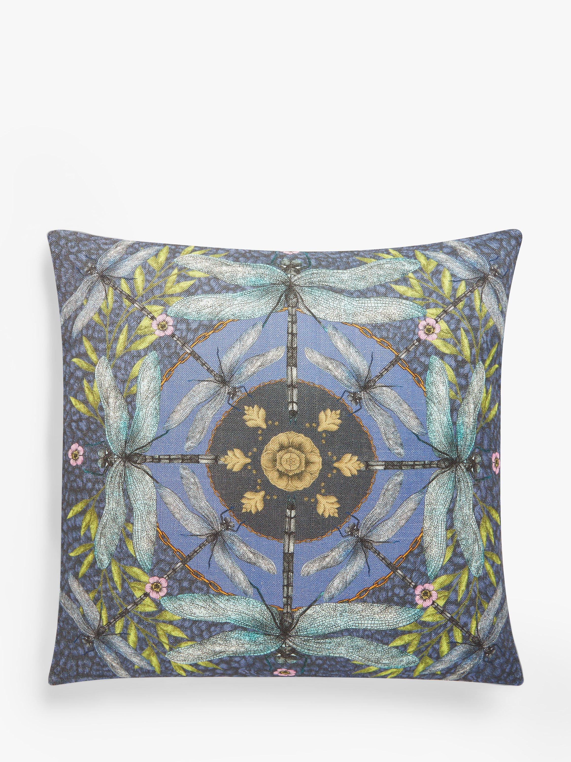 John Lewis + Matthew Williamson Dragonfly Cushion, Blue