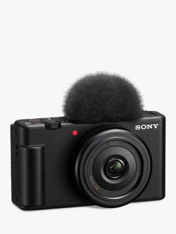 Sony ZV-1F Compact Vlogging Camera with 20mm Lens, 4K Ultra HD, 20.1MP, Wi-Fi, Bluetooth, 3” Vari-Angle Touch Screen, Black - view 2, Black
