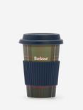 Barbour Reusable Travel Coffee Cup, 400ml, Classic Tartan