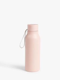 John Lewis Double Wall Stainless Steel Leak-Proof Drinks Bottle, 500ml, Pink